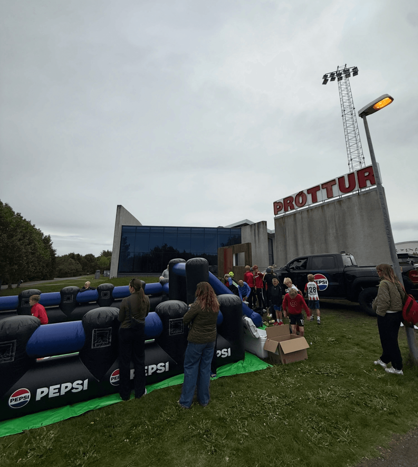 Pepsi viðburður á fótboltaleik
